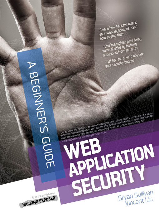 Title details for Web Application Security by Bryan Sullivan - Available